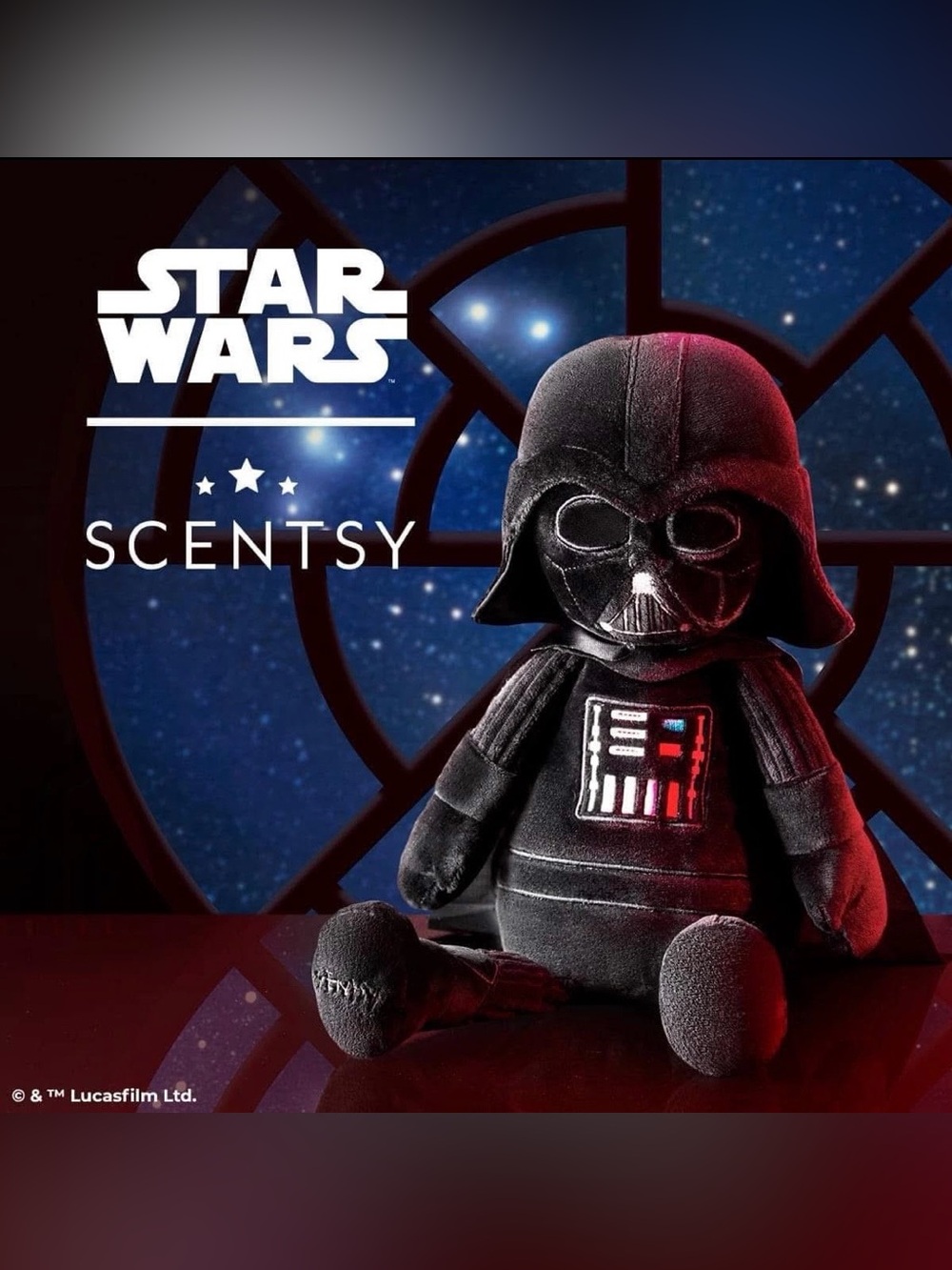 Scentsy DARTH VADER Buddy Doll with Scent Pak sealed BRAND NEW Star Wars Disney